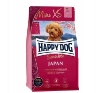 Happy Dog Mini Xs Japan, Sausa Barība, Pieaugušajiem Suņiem Do 5 Kg, Pstrąg I Algi, 300 G