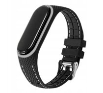 Siksna Z Elastomeru Lifestyle Priekš Xiaomi Mi Band 7 Melns (03)