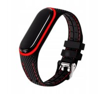 Siksna Z Elastomeru Lifestyle Priekš Xiaomi Mi Band 5 / 6 Black (04)