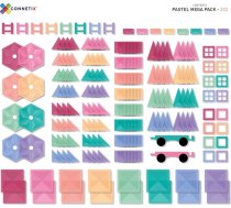 Connetix Pastel Mega Pack 202 El Klucīši Magnētiskais 3+