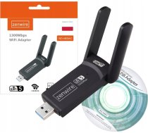 Adapteris Karte Tíkla Usb 3.0 Wifi 1300mb ārējā 5ghz Zenwire Wd-4605ac