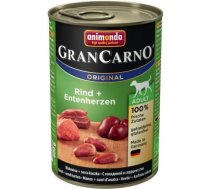 Animonda Grancarno Original Adult Liellopu Gaļa Un Pīles Sirdis 400g