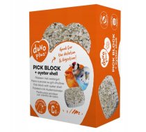 Duvo+ Bloks Wapienny Putniem Z Muszlami Ostryg 200g 7.2x9.7x3.5cm 12787