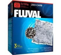 Fluval Ieliktnis Oglekļa Zeo-carb Filtram C3, 3x130g