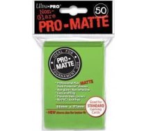 Ultra-pro Ultra-pro Deck Protector - Pro-matte Non-glare Lime Green (laims) 50 gab.