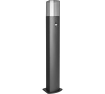 Orno Peonia Gaismeklis Dārza Stabs Ar Sensoru kustības, E27, Max. 15w, Ip54, 75 Cm, Melna
