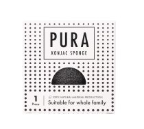 Sister Young_pura Konjac Sponge Sūklis Mazgāšanas Sejas Konjac Black