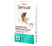 Joanna_sensual Ielāpi Depilācijai ķermeņa Alveja 12gab + Olīva łagodząca Podrażnienia 10ml