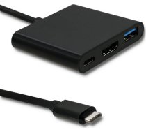 Stacija/replikators Qoltec Usb-c (50430)