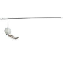 Makšķere Ar Bumbu I Piórkami, Rotaļlieta, Kaķu, Plastmasa/Plīša, 46 Cm, Z Kocimiętką