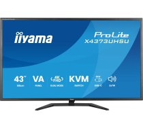 Iiyama Prolite X4373uhsu-b2 Monitors Datora 109,2 Cm (43") 3840 X 2160 Px 4k Ultra Hd Led Melns