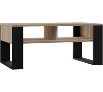 Topeshop Galdiņš Kafijas Plaukti Sols Modern 2p Ozols Sonoma Melns