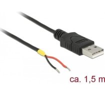 Delock Raspberry Kabelis Usb-a(m) 2.0->2x Luźne Vadi (vcc/gnd) 150cm Delock