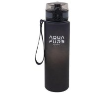 Ūdens pudele Aqua Pure Grey/black 600ml Astra