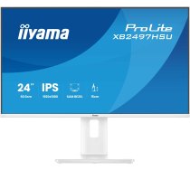 Iiyama Prolite Xb2497hsu-w1 Monitors Datora 60,5 Cm (23.8") 1920 X 1080 Px Full Hd Led Balts