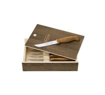 Marttiini Deluxe steika nažu komplekts, 6 gab., koka kastē