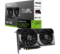 Karte Grafiskā Asus Dual Geforce Rtx 5060 Ti 8gb Gddr7 Dlss4 (dual-rtx5060ti-8g)