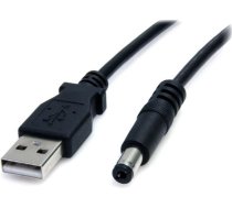 Kabelis Usb Startech Usb-a - Dc 5.5 Mm 2 M Melns (usb2typem2m)