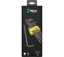 Wera Wera 950/13 Hex-plus Imperial 1 Angle Uzgriežņatslēga Set Blacklaser