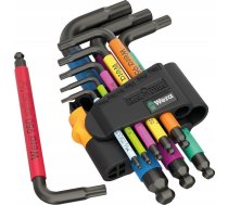 Wera Wera 950/9 Hex-plus Multicolour Imperial 3 Angle Uzgriežņatslēga Set