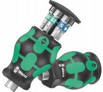 Wera Wera Kraftform compact stubby magazine 3 bit set (black/green, 7 pieces)