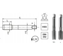 Fanar Vītņurbis M18x1,5 Ngmm/2 Din-2181 Lh (6h) Hss