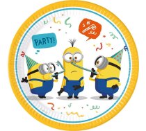 Godan šķīvji Papīra Minions 23 Cm 8gab. Godan