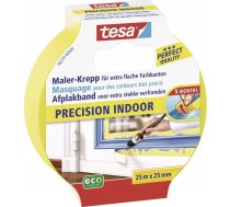 Tesa Masking Tape 25m x 25mm Preci.indoor yellow 56270