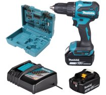 Urbjmašīna-skrūvgriezis Makita Dhp490rfx3 18 V 2 X Akumulators 3 Ah