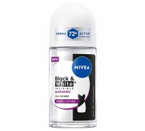 Nivea_black & White Authentic Dezodoranat Dezodeorant Bumbiņā 50ml
