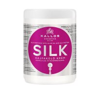 Kallos_silk Hair Mask With Olive Oil And Silk Protein Jedwabna Maska matiem Proteīna Oliwy Z Oliwek I Jedwabiu 1000ml