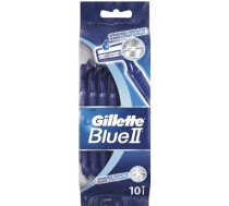 Gillette_blue Ii Chromium Vienreizējās Maszynki Skūšanās Vīriešiem 10gab