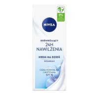 Nivea_odświeżający Krēms Dienas 24h Nawilżenia Cera Normalna I Mieszana Spf15 50ml