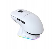 Pele Spēļu Bezvadu Ajazz Aj159pro -3 Mod-white-pixart 3395-8k Charging Dock