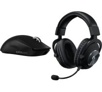 Pele Logitech G Pro X Superlight 2 (910-006630) + G Pro X Melns (981-000818)