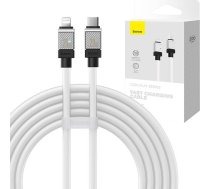 Kabelis Usb Baseus Usb-c - Lightning 2 M Balts (cakw000102)