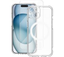 Vmax Vmax Komplekts Futlāris Mag + Stikls 2,5d Premium Priekš Iphone 15 Plus 6,7"