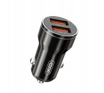 Xo Lādētājs Automašīnas Cc48 2x Usb 2,4a Melna