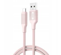 Xo Kabelis Nb265 Usb - Usb-c 1,0m 3a Rozā