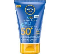 Nivea _sun Kids Protect &amp| Care 5in1 Skin Protection Spf50+ Losjons Aizsargājošs Sauļošanai Bērniem 50ml