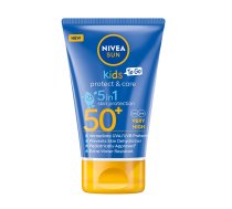 Nivea_sun Kids Protect & Care 5in1 Skin Protection Spf50+ Losjons Aizsargājošs Sauļošanai Bērniem 50ml