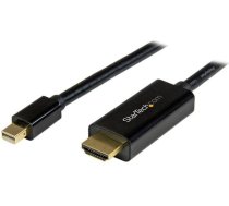 Kabelis Startech Displayport Mini - Hdmi 2m Melns (mdp2hdmm2mb)