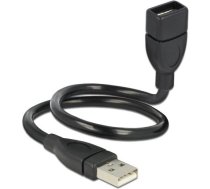 Kabelis Usb Delock Usb-a - Usb-a 0.35 M Melns (83498)