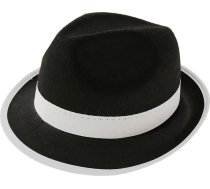 Godan Cepure Gangstera Michael Jackson Melns Z Balts Lamówką - 1gab. Universāls