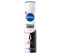 Nivea_invisible Black&white Antiperspirants Aerosols 48h Clear 150ml