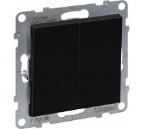 Legrand Suno Slēdzis Kāpnes Dubults Melns 10ax 250v Skavas Automātiskā 721408