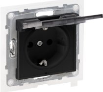 Legrand Suno - Ligzda Schuko 2p+z- 16 A - 250 V~ - Z Przesłoną Ip44 - Skavas Automātiskā, Melns - Legrand 721423 Himp