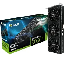 Karte Grafiskā Palit Geforce Rtx 5060 Ti Infinity 3 Oc 16gb Gddr7 Dlss4 (ne7506ts19t1-gb2061s)