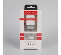 Lādētājs Maxximus ład. Sieć. Maxximus Urban 2.1a Micro Usb, 2xusb
