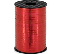 Party Deco Lenta Plastmasas Metalizēta Sarkans, 5 Mm Universāls